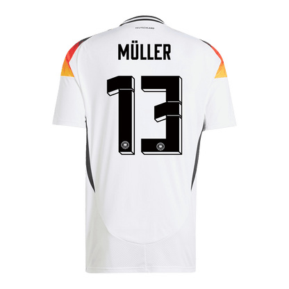 Męska koszulka piłkarska MÜLLER #13 Germany Euro Home 2024 - Topowe Koszulki Pilkarskie Sklep Internetowy