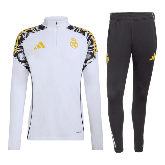 Juniorski Real Madrid Bluza z zamkiem Komplet Dresowy 2025/26