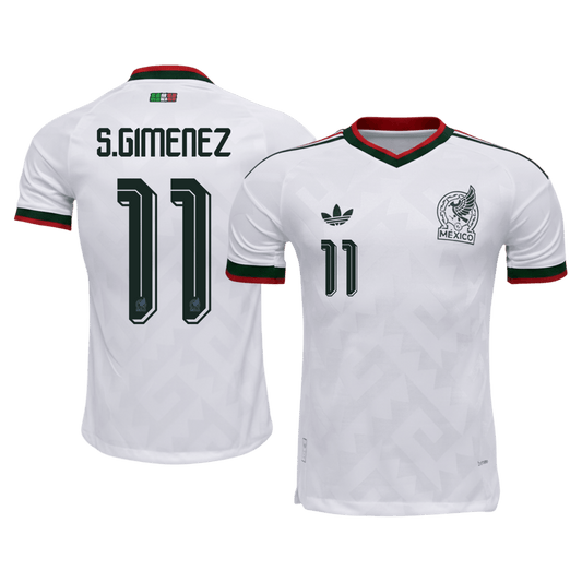 Męska koszulka Meksyku wyjazdowa S.GIMENEZ #11 wersja zawodnicza - Mundial 2026