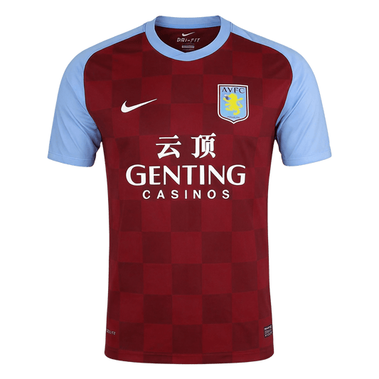 Męska koszulka Aston Villa domowa Retro 2011/12