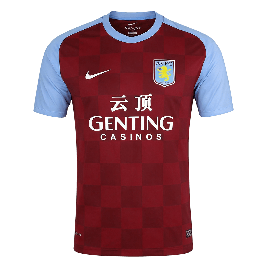 Męska koszulka Aston Villa domowa Retro 2011/12