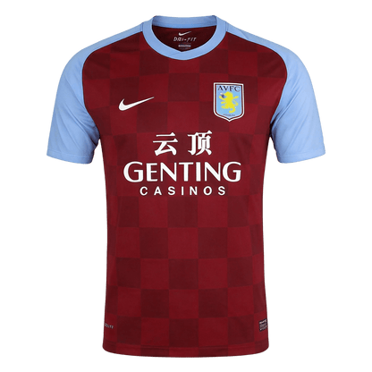 Męska koszulka Aston Villa domowa Retro 2011/12