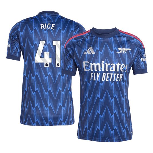 Męska Koszulka Wyjazdowa Arsenal RICE #41 2025/26 - Topowe Koszulki Pilkarskie Sklep Internetowy