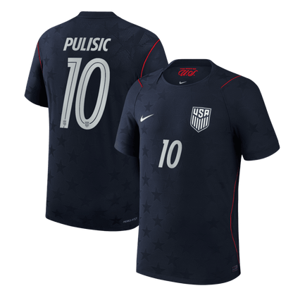 Męska koszulka USA wyjazdowa PULISIC #10 wersja zawodnicza – Mundial 2026