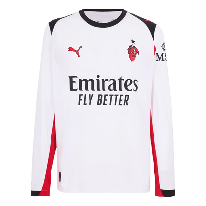 Męska Koszulka Wyjazdowa AC Milan 2025/26 z Długim Rękawem - Topowe Koszulki Pilkarskie Sklep Internetowy