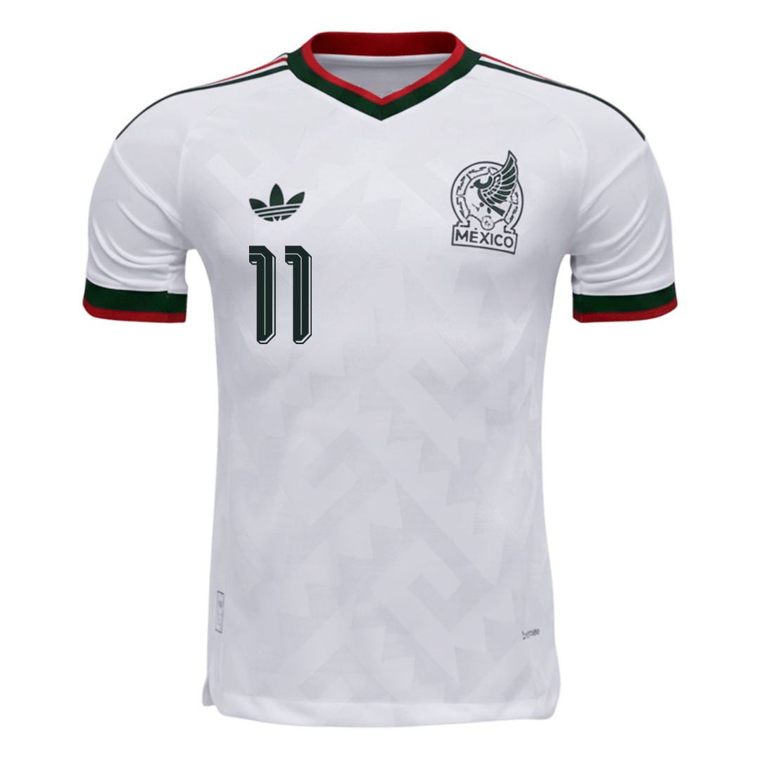 Męska koszulka Meksyku wyjazdowa S.GIMENEZ #11 wersja zawodnicza - Mundial 2026
