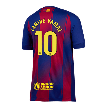 Męska Koszulka Domowa Barcelona LAMINE YAMAL #10 2025/26 - Topowe Koszulki Pilkarskie Sklep Internetowy