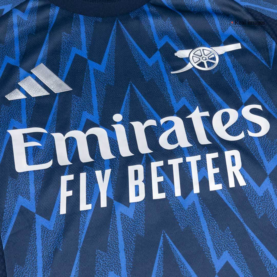 Męska Koszulka Wyjazdowa Arsenal Wersja Piłkarska 2025/26 - Slim Fit - Topowe Koszulki Pilkarskie Sklep Internetowy