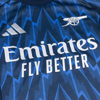 Męska Koszulka Wyjazdowa Arsenal ØDEGAARD #8 Wersja Piłkarska 2025/26 - Slim Fit