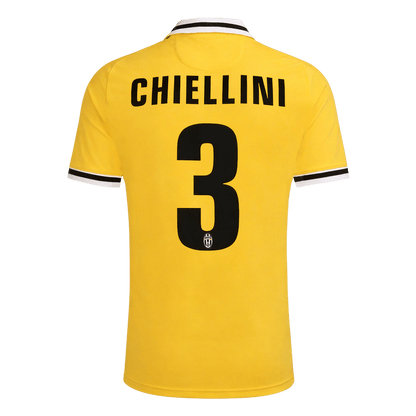 Męska Koszulka Retro Wyjazdowa Juventus CHIELLINI #3 2013/14