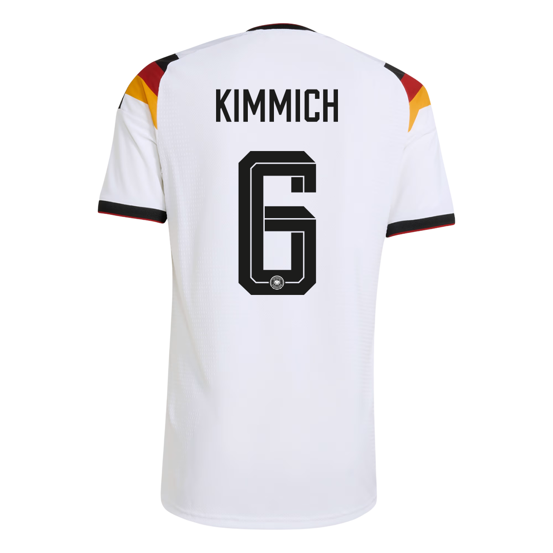 Męska Koszulka Domowa Niemcy KIMMICH #6 Wersja Piłkarska World Cup 2026 - Slim Fit