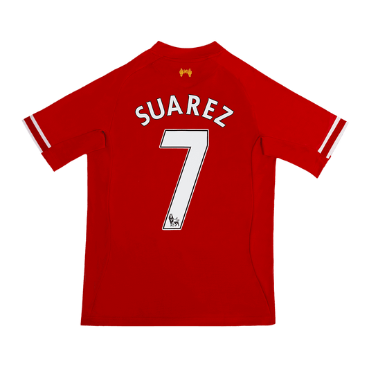 Męska Koszulka Retro Domowa Liverpool SUAREZ #7 13/14 - Topowe Koszulki Pilkarskie Sklep Internetowy