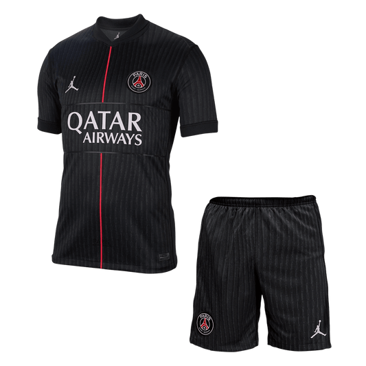 Męski Zestaw Czwarta Wyjazdowa PSG (Koszulka+Spodenki) 2025/26
