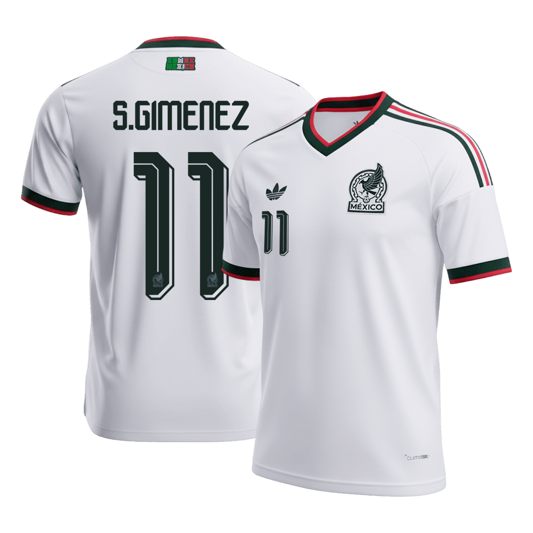 Męska koszulka Meksyku wyjazdowa S.GIMENEZ #11 - Mundial 2026
