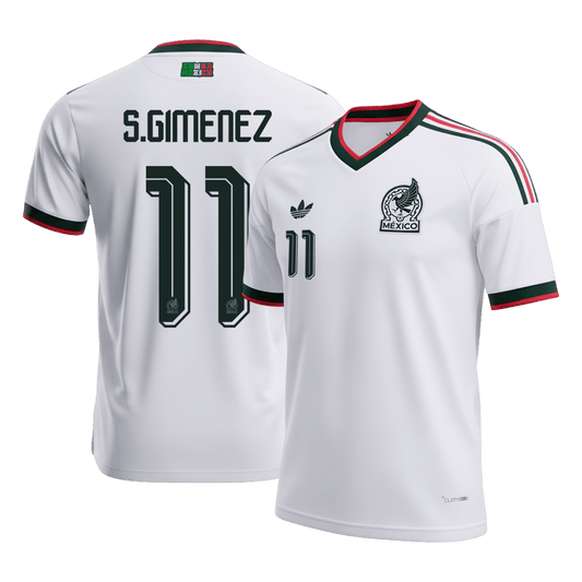 Męska koszulka Meksyku wyjazdowa S.GIMENEZ #11 - Mundial 2026
