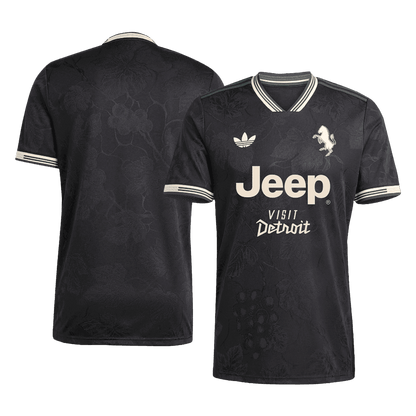 Męska Koszulka Trzecia Wyjazdowa Juventus Wersja Piłkarska 2025/26 - Slim Fit - Topowe Koszulki Pilkarskie Sklep Internetowy