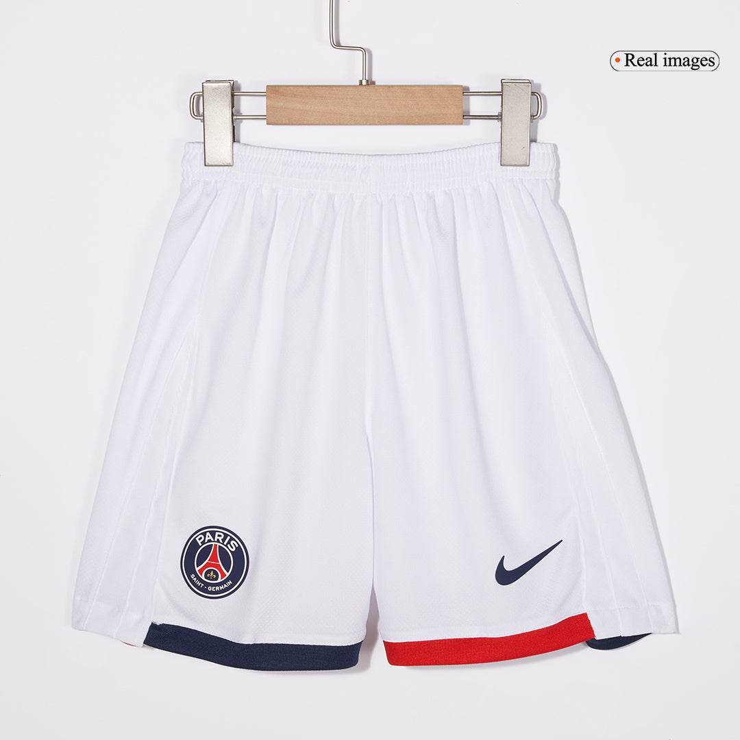 Dziecięcy wyjazdowy zestaw koszulek piłkarskich PSG (koszulka+spodenki+skarpety) 2024/25 - Topowe Koszulki Pilkarskie Sklep Internetowy