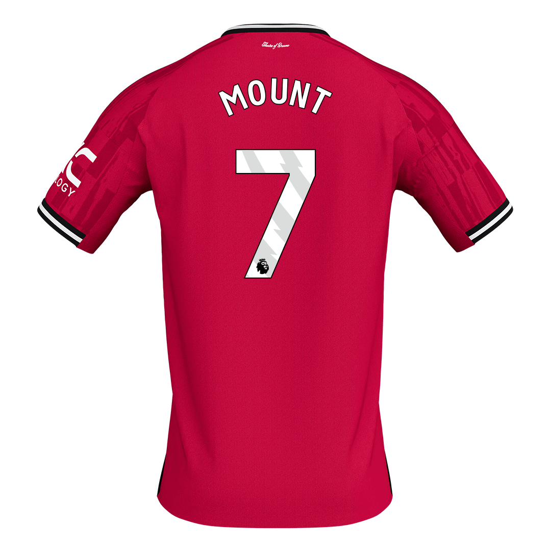 Męska Koszulka Domowa Manchester United MOUNT #7 2025/26 [PREMIUM]