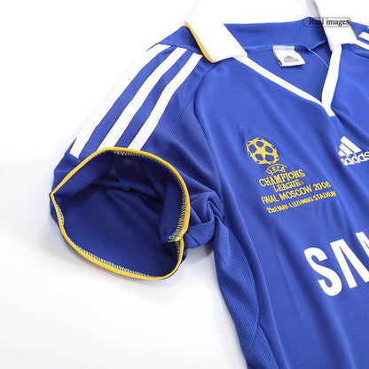 Męska Koszulka Retro Domowa Chelsea 2008 - UCL - Topowe Koszulki Pilkarskie Sklep Internetowy