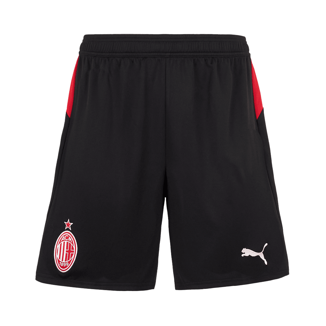 Męskie Spodenki Domowe AC Milan 25/26 - Topowe Koszulki Pilkarskie Sklep Internetowy