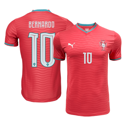 Męska koszulka Portugalii domowa BERNARDO #10 wersja zawodnicza – Mundial 2026