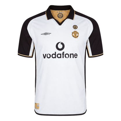 Męska koszulka Manchesteru United wyjazdowa Retro 2001/02