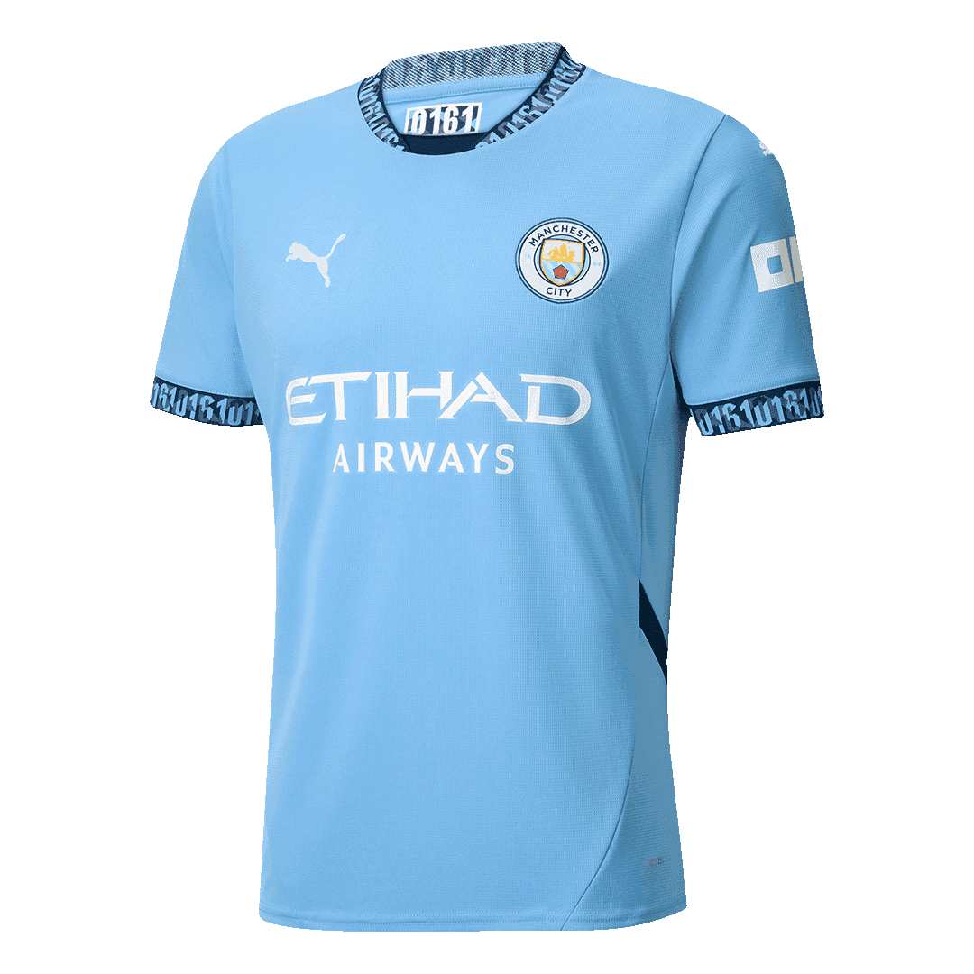DE BRUYNE #17 Manchester City Home Koszulka piłkarska 2024/25 - UCL - Topowe Koszulki Pilkarskie Sklep Internetowy