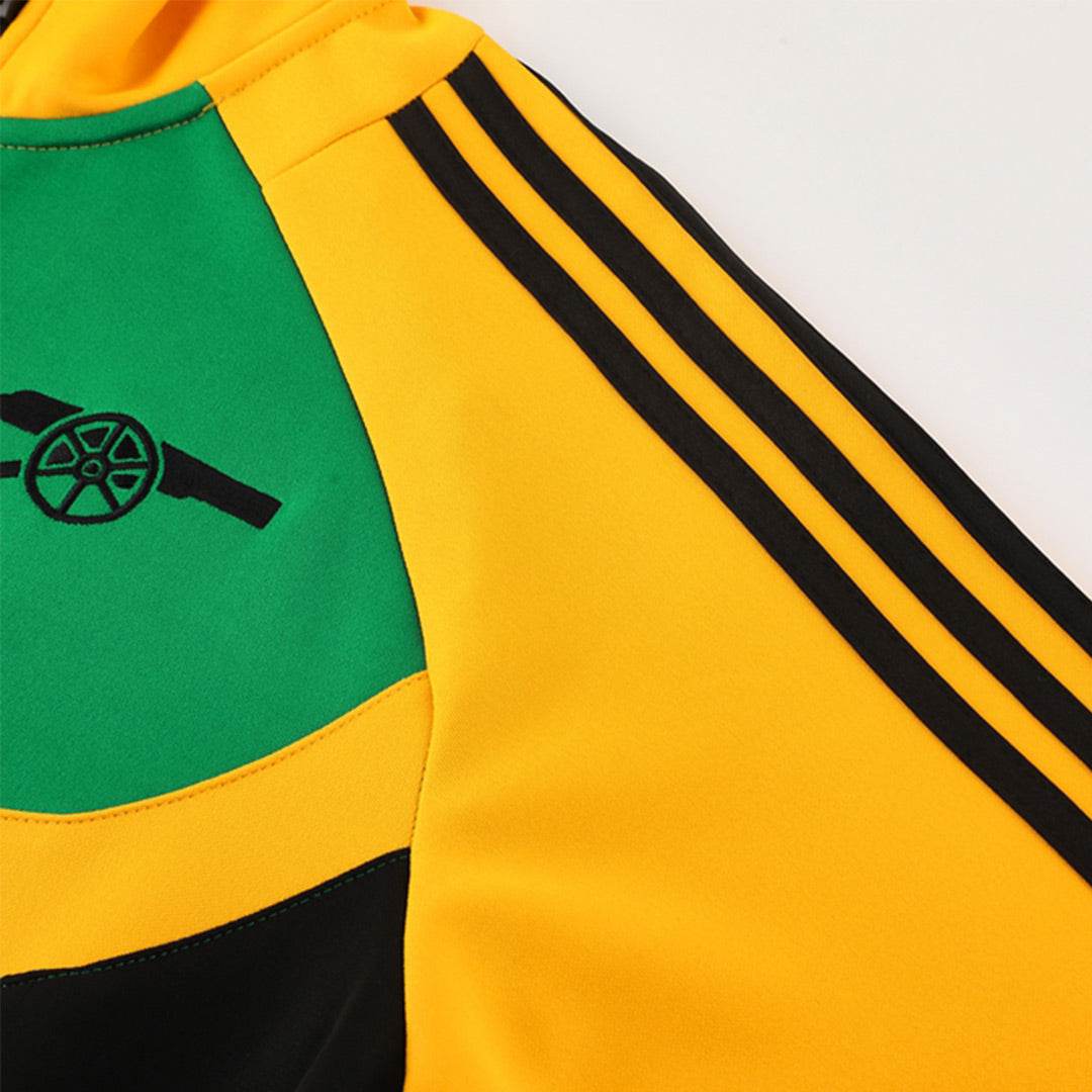 Męski zestaw treningowy Arsenal 03 (Kurtka + Spodnie) 2024/25 - Topowe Koszulki Pilkarskie Sklep Internetowy