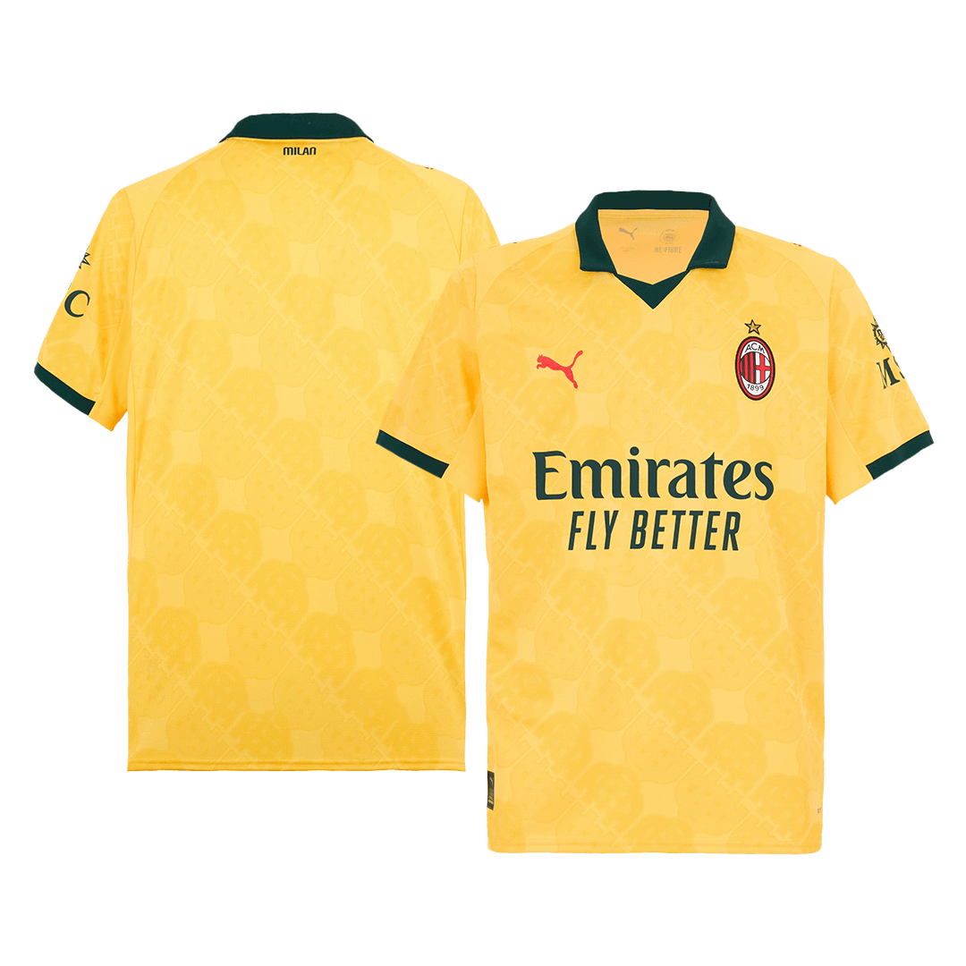 Męska Koszulka Trzecia Wyjazdowa AC Milan 2025/26