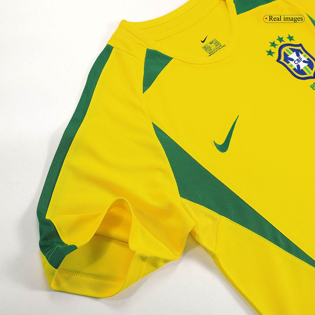 Męska Koszulka Retro Domowa Brazylia RONALDO #9 2002/03 - Topowe Koszulki Pilkarskie Sklep Internetowy