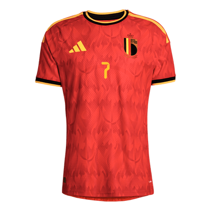 Męska koszulka Belgii domowa DE BRUYNE #7 wersja zawodnicza – Mundial 2026