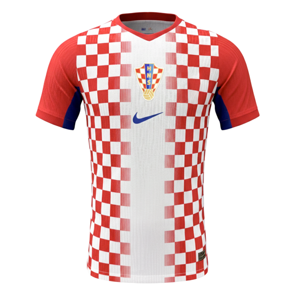 Męska koszulka Chorwacji domowa wersja zawodnicza – Mundial 2026