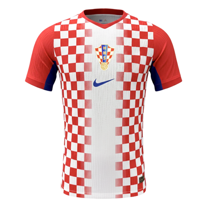 Męska koszulka Chorwacji domowa wersja zawodnicza – Mundial 2026