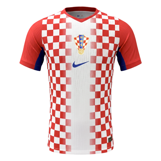 Męska koszulka Chorwacji domowa wersja zawodnicza – Mundial 2026