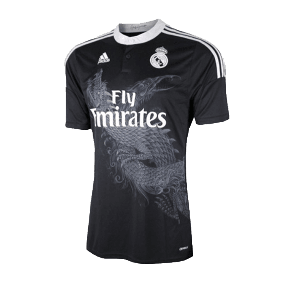 Męska Koszulka Retro Trzecia Wyjazdowa Real Madrid MODRIĆ #19 2014/15 - Topowe Koszulki Pilkarskie Sklep Internetowy