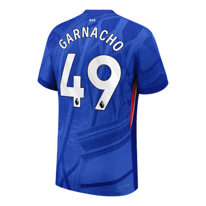 Męska Koszulka Domowa Chelsea GARNACHO #49 Wersja Piłkarska 2025/26 - Slim Fit - Topowe Koszulki Pilkarskie Sklep Internetowy