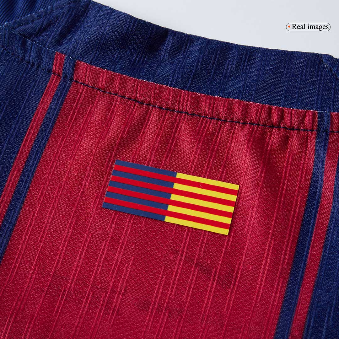 Męska Koszulka Domowa Barcelona ROONY #19 Wersja Piłkarska 2025/26 - Slim Fit