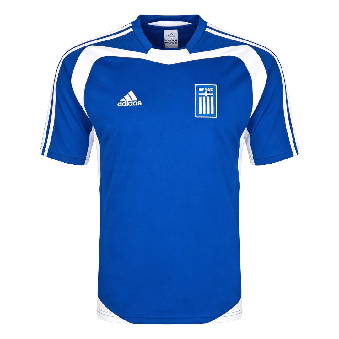 Męska koszulka Grecji domowa Retro 2004