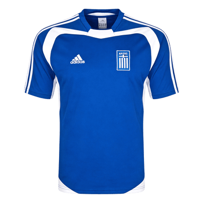 Męska koszulka Grecji domowa Retro 2004