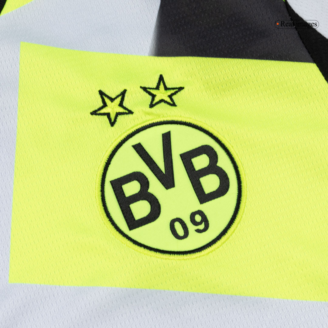 Męski Zestaw Wyjazdowa Borussia Dortmund (Koszulka+Spodenki) 2025/26
