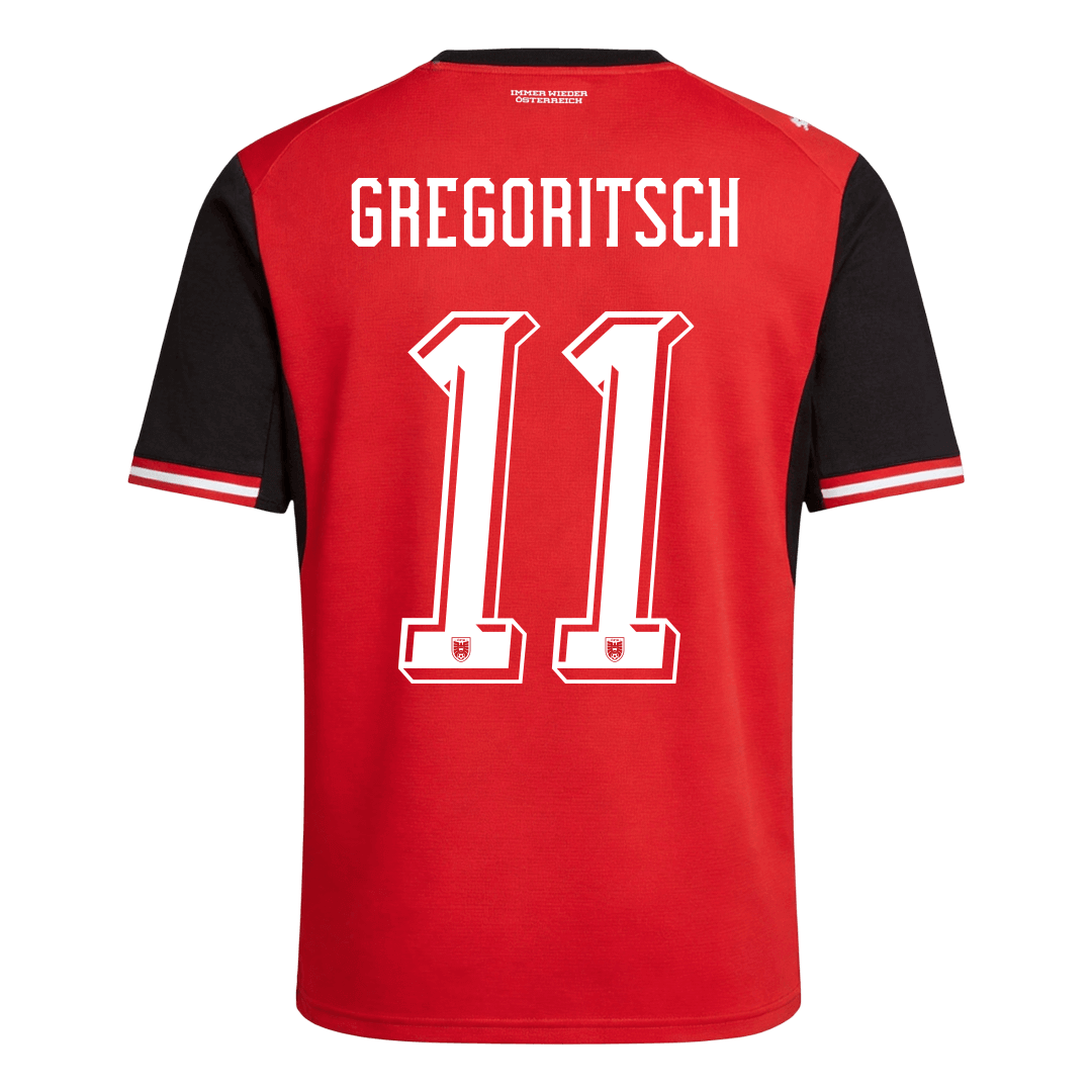 Męska koszulka Austrii domowa GREGORITSCH #11 – Mundial 2026