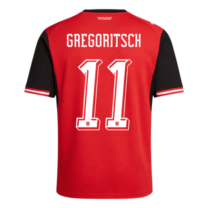 Męska koszulka Austrii domowa GREGORITSCH #11 – Mundial 2026