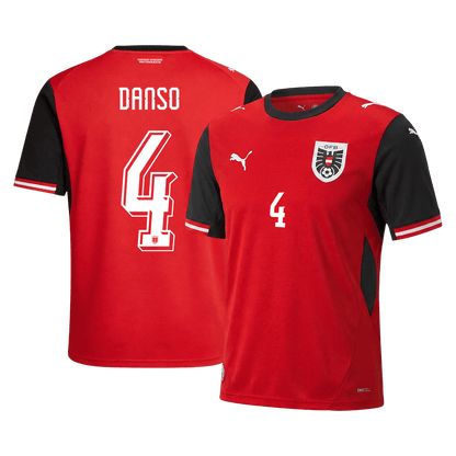Męska koszulka Austrii domowa DANSO #4 – Mundial 2026