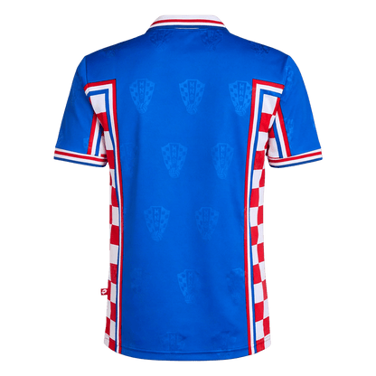 Męska koszulka Chorwacji wyjazdowa Retro 1998