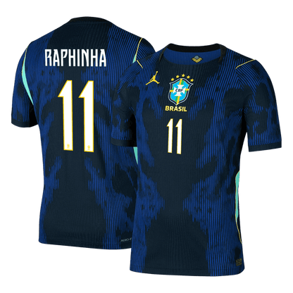 Męska koszulka Brazylii wyjazdowa RAPHINHA #11 wersja zawodnicza - Mundial 2026