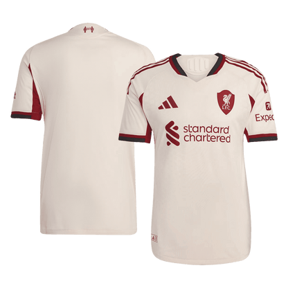 Męska Koszulka Wyjazdowa Liverpool Wersja Piłkarska 25/26 - Slim Fit - Topowe Koszulki Pilkarskie Sklep Internetowy