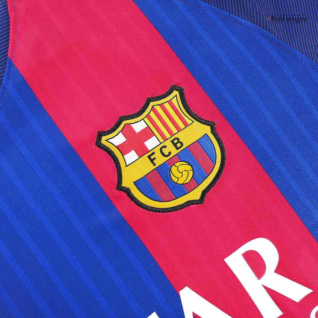 Męska koszulka Barcelony domowa Retro 2016/17 MESSI #10