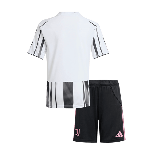 Dziecięcy Zestaw Domowy Juventus (Koszulka+Spodenki) 2025/26 - Topowe Koszulki Pilkarskie Sklep Internetowy