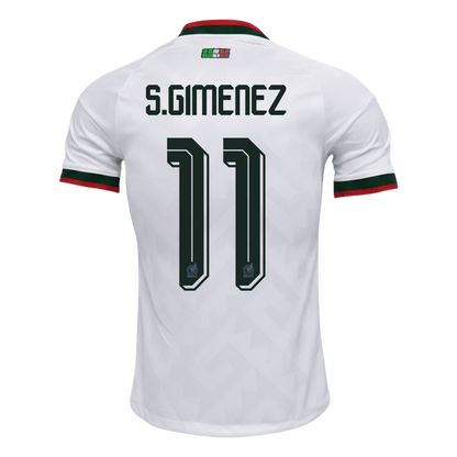 Męska koszulka Meksyku wyjazdowa S.GIMENEZ #11 wersja zawodnicza - Mundial 2026