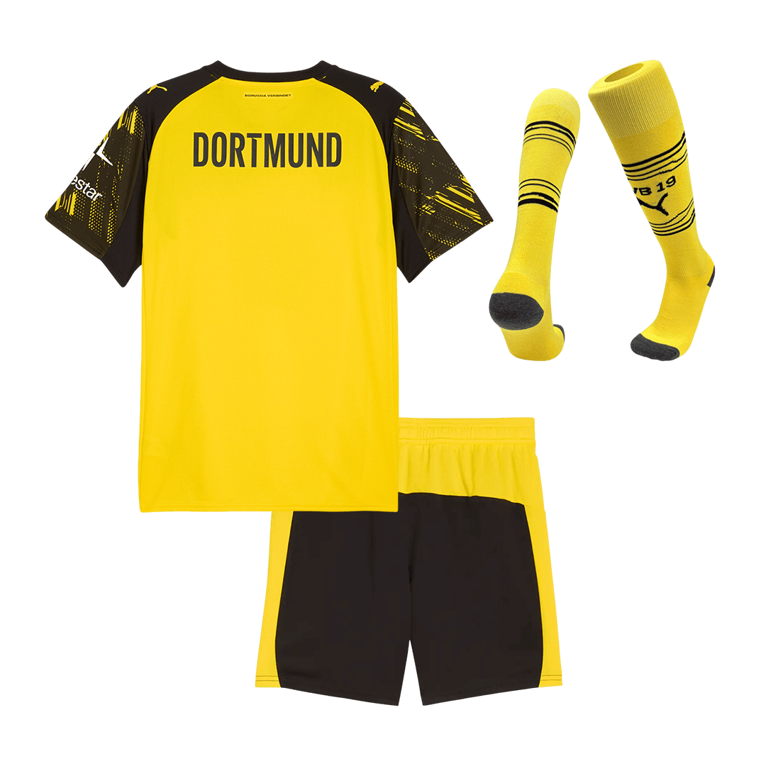 Dziecięcy Zestaw Domowa Borussia Dortmund (Koszulka + Spodenki + Skarpety) 2025/26